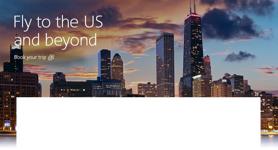Search low fares to the US and beyond
